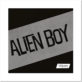 Alien Boy Punk rock throwback 1980 Posters and Art